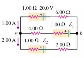 find the emf e1 in the circuit of the figure (figure 1)