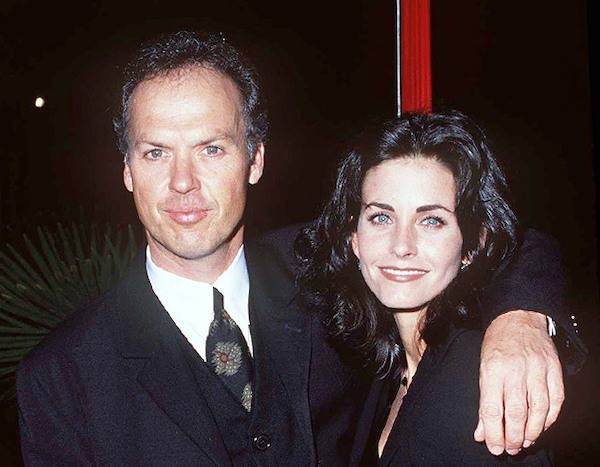 Michael Keaton and Courtney Cox